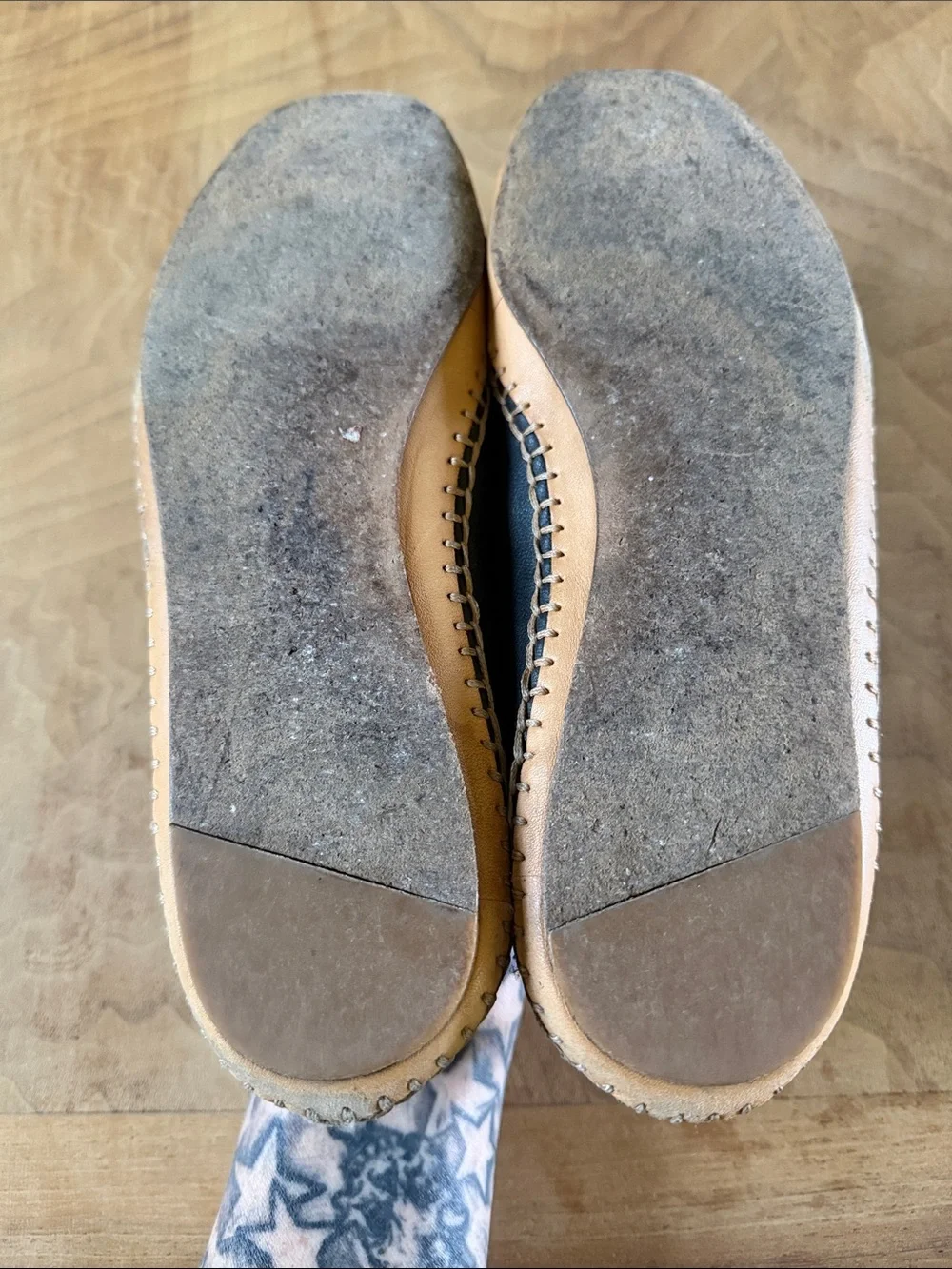 Veronica Beard Black Leather Espadrille Flats Size 10